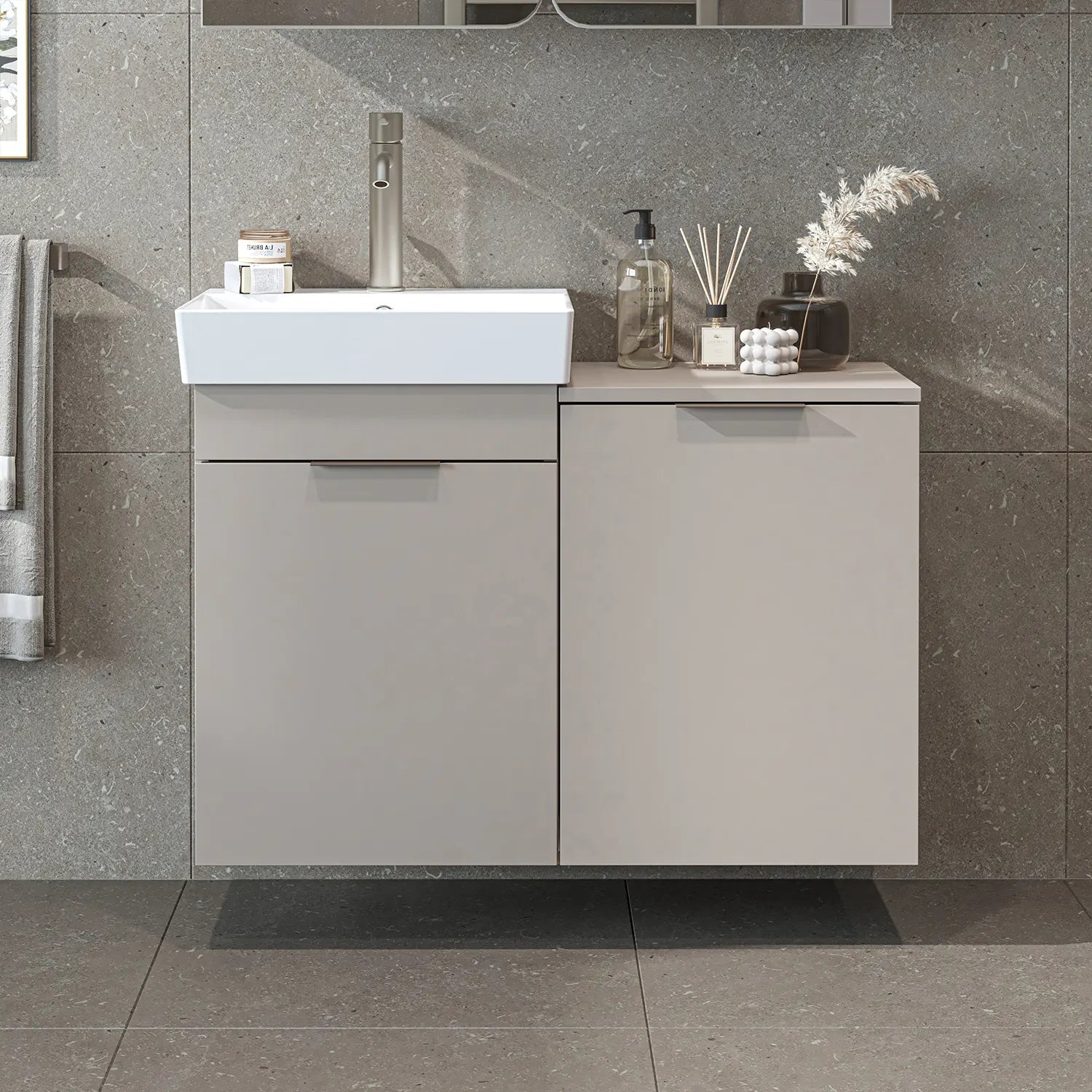 Sepetli Lavabolu Banyo Alt Dolabı - Dubai - Roomartbanyo dolabı2982
