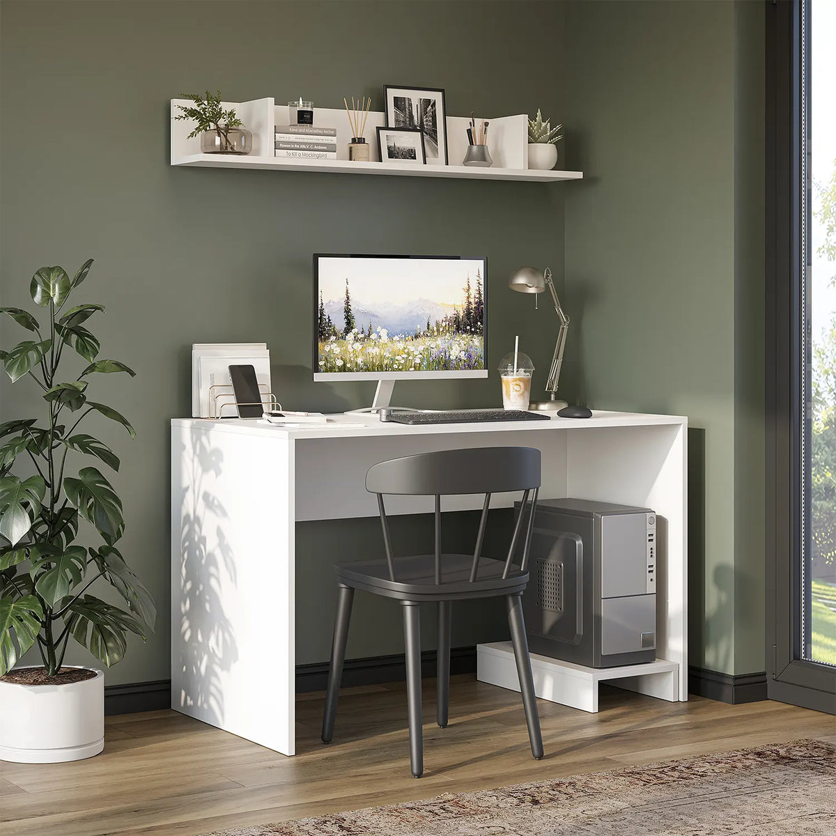 Mode Raflı Çalışma Masası , Çalışma Ofis Masası , Bilgisayar Masası