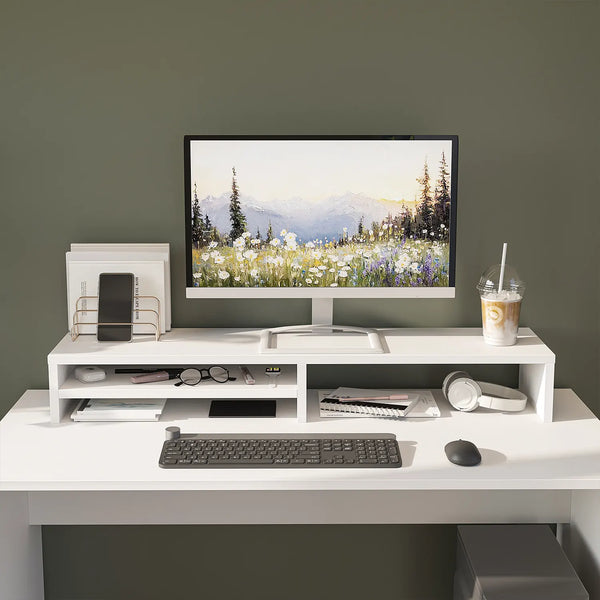Mode Çalışma Masası Raflı Monitör Standı 100 cm