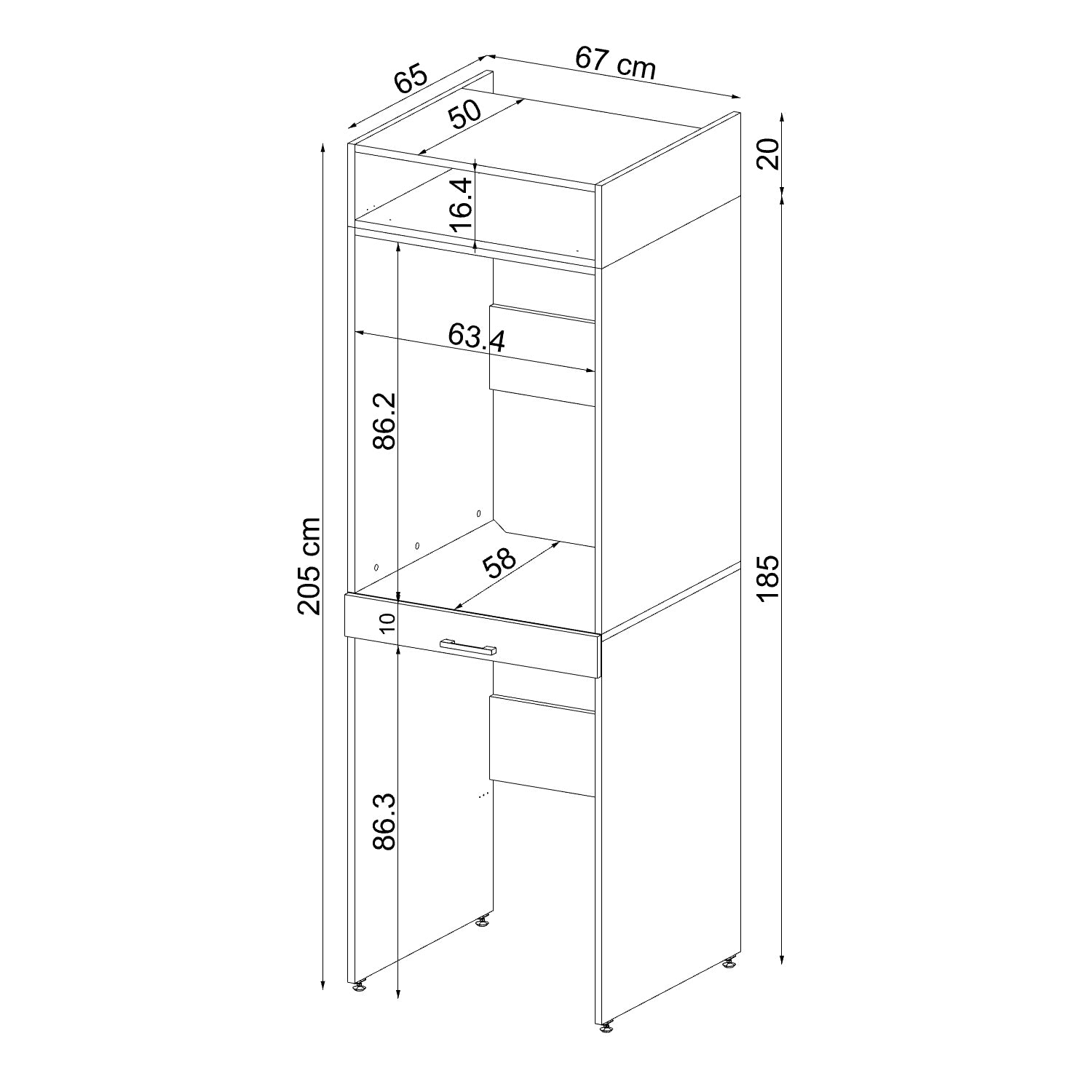 Çamaşır ve Kurutma Makinesi Dolabı - D+D1 - Roomartstore.com.trçamaşır ve kurutma makinesi dolabı1774