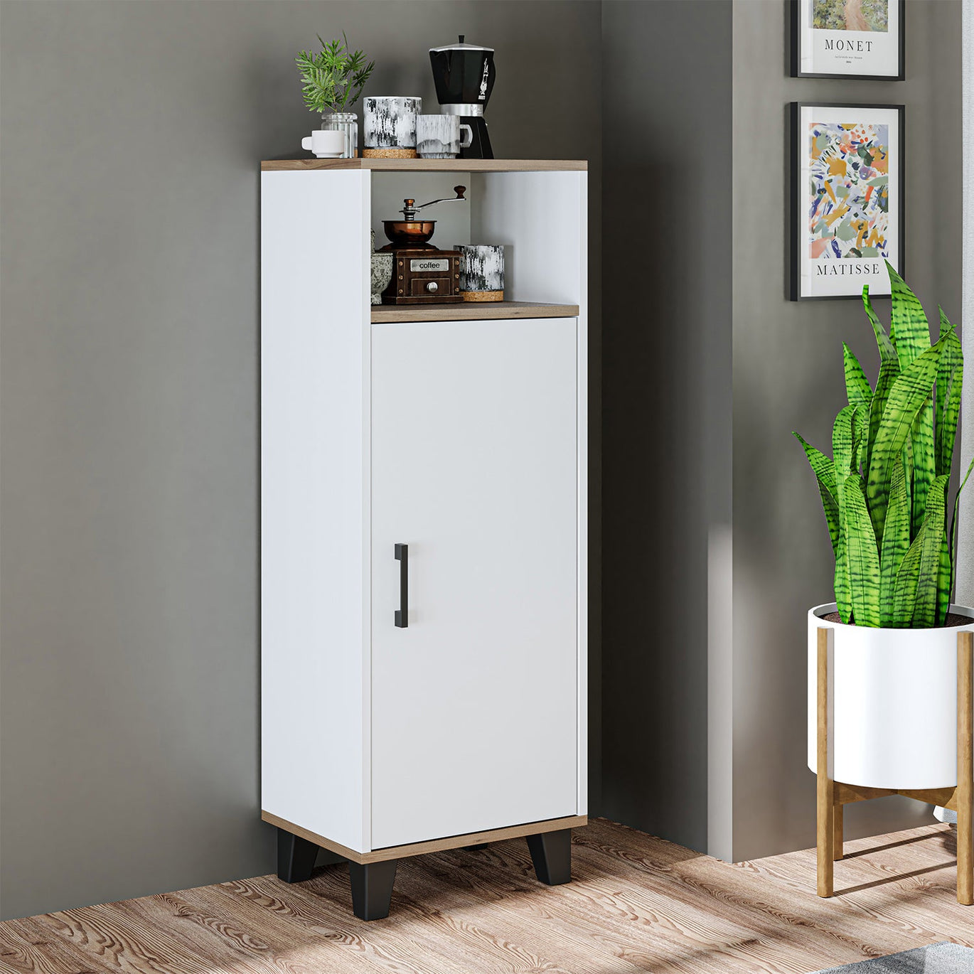 Lavabolu Banyo Dolabı 3lü Takım - Leo – Roomart