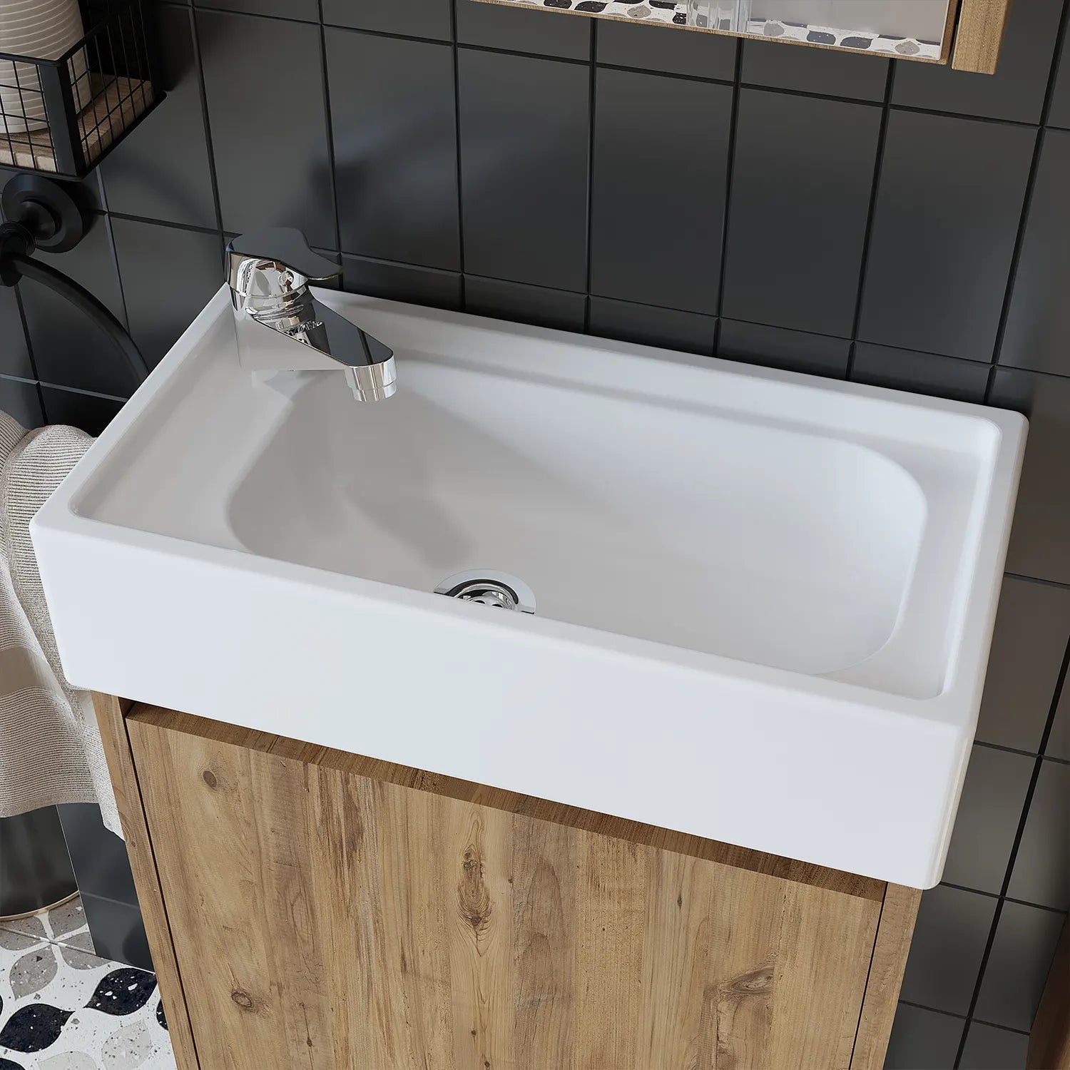 Kısa Lavabo Bataryası - BT102 - RoomartBT102