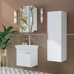 Lavabolu Banyo Dolabı 3lü Set - Likya - Roomartbanyo dolabı2919