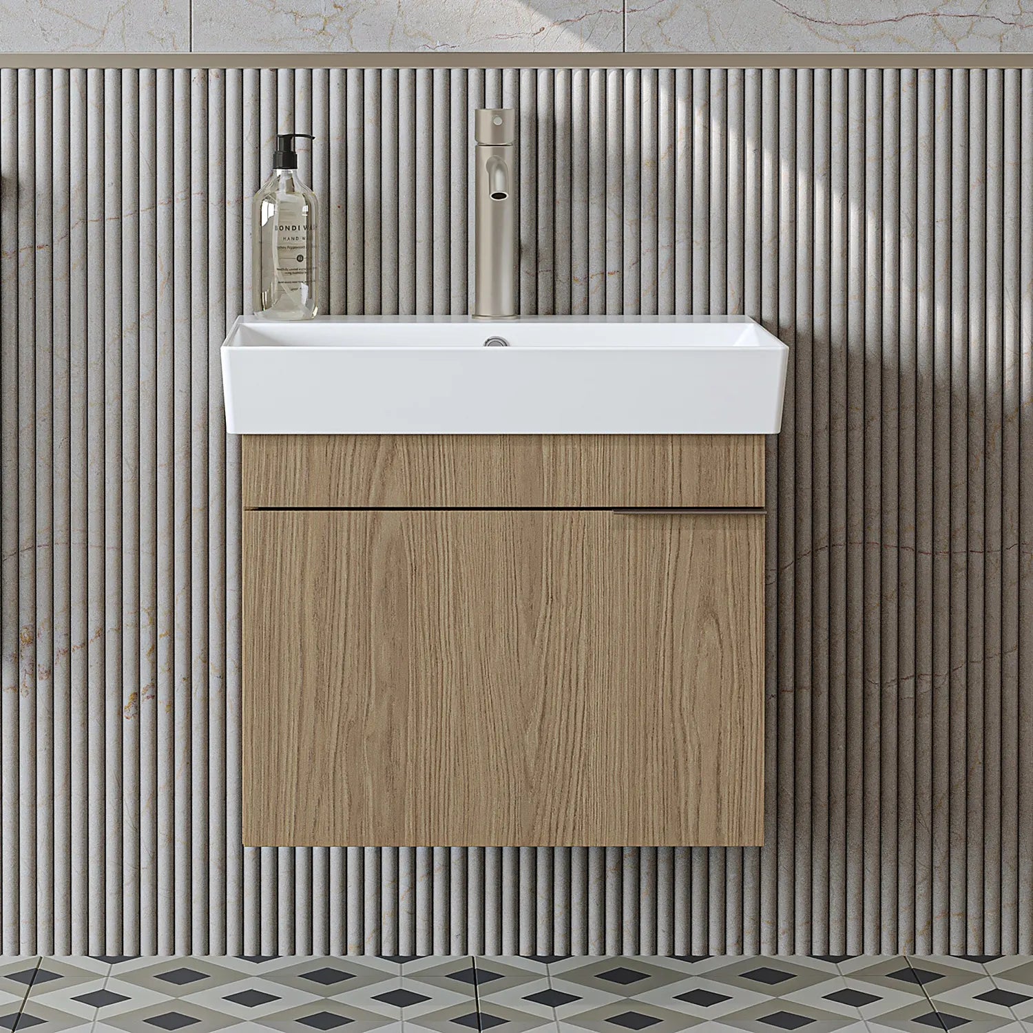 Lavabolu Banyo Dolabı - Likya - Roomartbanyo dolabı2890
