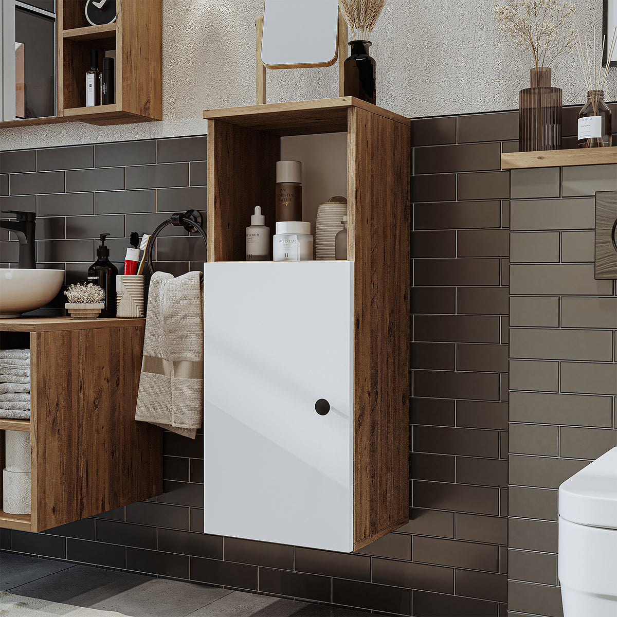 Banyo Havlu Dolabı - Lotus